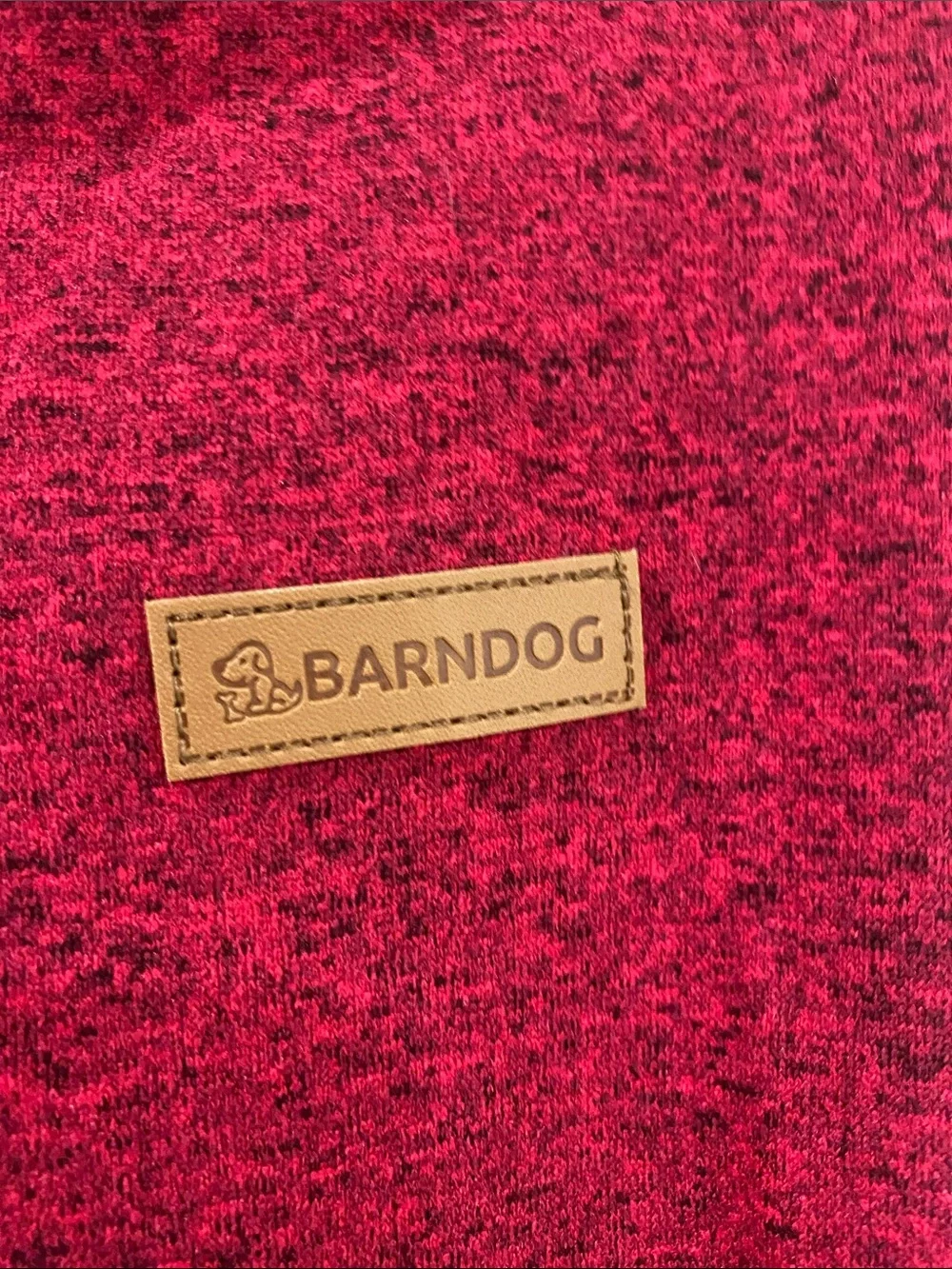 Barndog Marled Red Dog Sweater